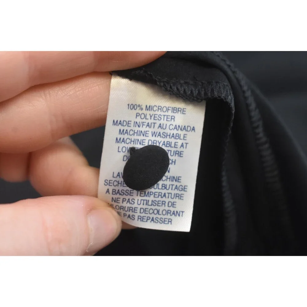 Tilley Silk Blouse Womens Plus 3XL Black Round Neck Dolman Sleeve Microfiber - Picture 8 of 10